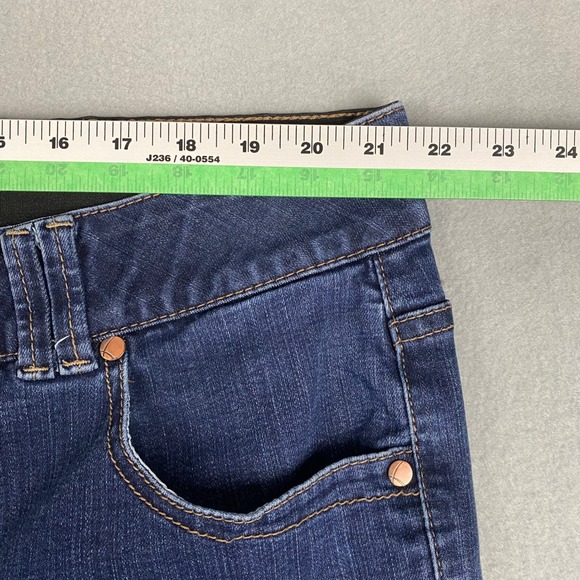 Lane Bryant Straight Leg Jeans Dark Wash Tummy Control Tall Womens Size 24 Plus - Picture 7 of 9